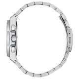 Beverly Hills Polo Club Men's Multifunction Watch with Silver Dial and Silver Stainless Steel Band, BP3930X.330