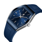 Beverly Hills Polo Club Men's Analog Watch with Dark Blue Dial and Blue Silicone Band, BP3932X.399