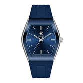 Beverly Hills Polo Club Men's Analog Watch with Dark Blue Dial and Blue Silicone Band, BP3932X.399