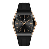 Beverly Hills Polo Club Men's Analog Watch with Black Dial and Black Silicone Band, BP3932X.851