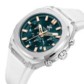 Beverly Hills Polo Club Men's Multifunction Watch with Dark Blue Dial and Blue Silicone Band, BP3933X.393