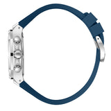 Beverly Hills Polo Club Men's Multifunction Watch with Dark Blue Dial and Blue Silicone Band, BP3933X.399
