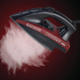 Black+Decker, 2200W Steam Iron with Non Stick Sole Plate, X2200 Black+Decker X2200