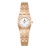Beverly Hills Polo Club Women's Watch Analog Mother of Pearl Dial with Rose Gold Stainless Steel Band,  BP3798X.420