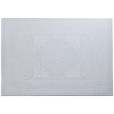 Milk It Baby Boho Blue And Beige Leaf 100% TPU Foam Non Toxic Reversible Play Mat, BOHOBLPM