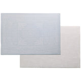 Milk It Baby Boho Blue And Beige Leaf 100% TPU Foam Non Toxic Reversible Play Mat, BOHOBLPM