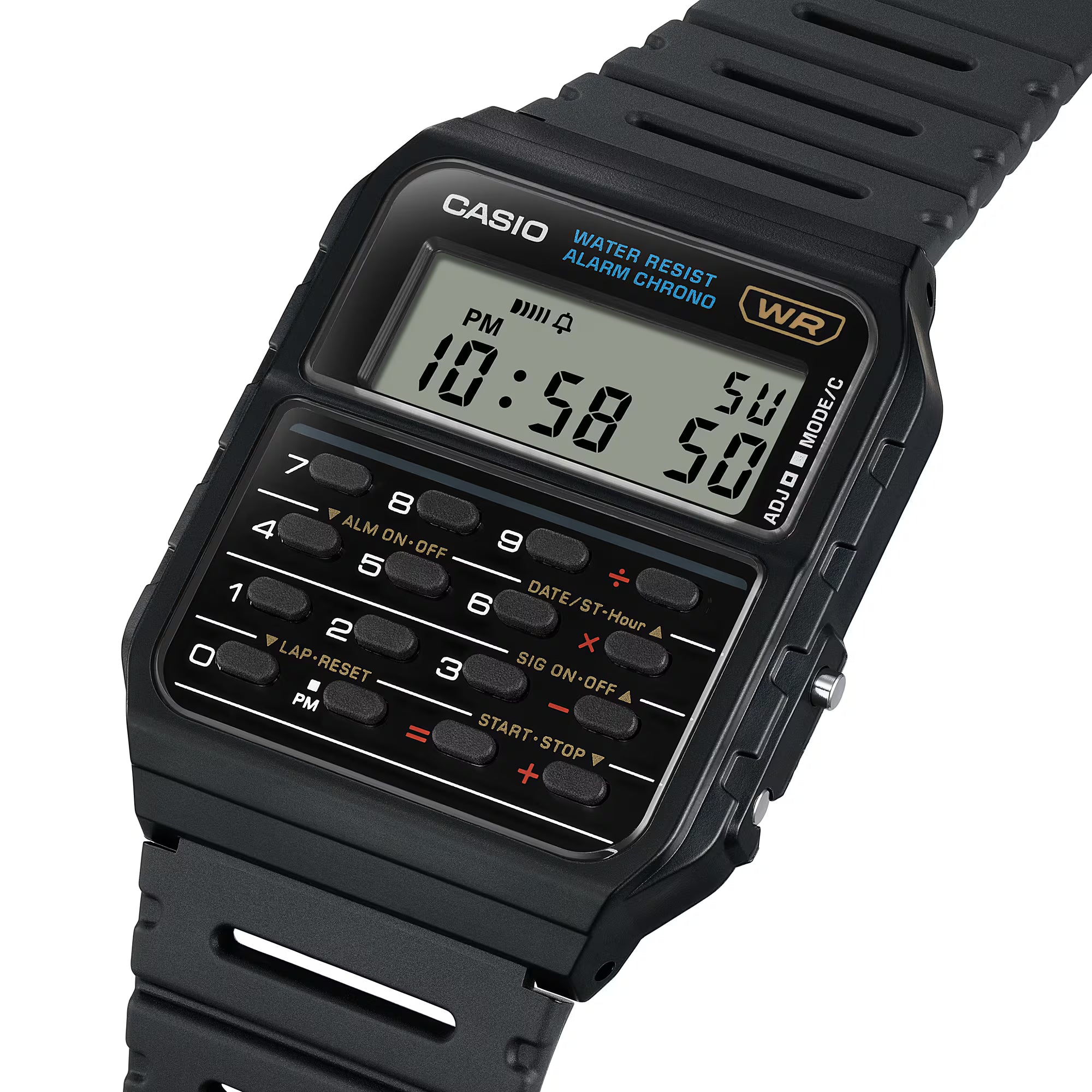 Casio Men's Watch Vintage Collection Digital, Black Dial Black Resin Strap, CA-53W-1ZD product image