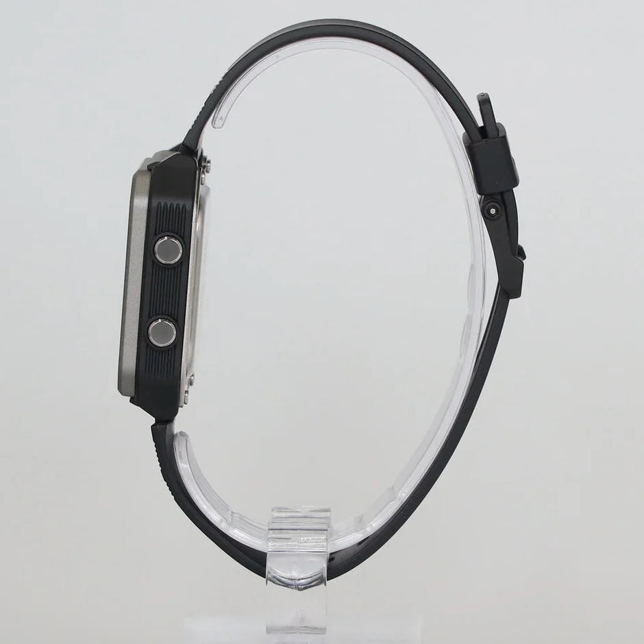 Casio Men's Digital White Dial Watch With Black Resin Band, W-221H-1AVDF product image