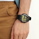 Casio Men's Watch Digital, Black Dial Black Resin Strap, AE-1400WH-9AVDF