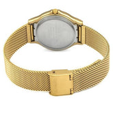 Casio Men's Watch Analog, Black Dial Gold Stainless Steel Strap, MQ-24MG-1EDF