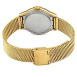 Casio Men's Watch Analog, Black Dial Gold Stainless Steel Strap, MQ-24MG-1EDF
