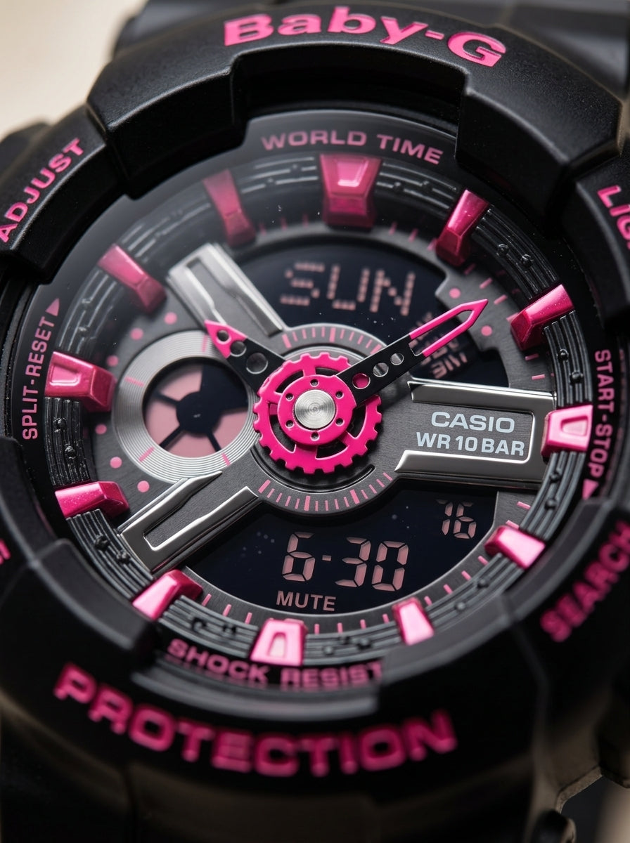 Baby-G Unisex Watch, BA-111-1ADR product image