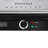 Black+Decker, 1400W Contact Grill With Full Flat Grill For Barbecue, Black, CG1400