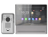 Commax Smart View IP Video Monitor 7" Connectable with PoE Switch + IP Door Bell Camera, CO-CIP-70QPT.CIP-D20YS