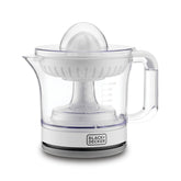 Black+Decker, Portable 600ML Citrus Juicer, Dual Cones, Auto-Reversing, Easy to Clean CJ675