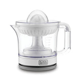 Black+Decker, Portable 600ML Citrus Juicer, Dual Cones, Auto-Reversing, Easy to Clean CJ675