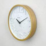 Rhythm Value Added Wooden Wall Clock | Silent Silky Move | Wood, CMG102NR07 Rhythm Wall Clock CMG102NR07
