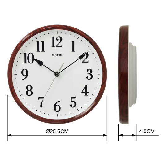 Rhythm, Unisex, Analog Watch, RH-CMG608NR06