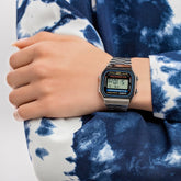 Casio Men's Watch Vintage Collection Digital, Grey Dial Silver Stainless Steel Strap, A168WA-1WDF product image