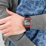 Casio Men's Watch Digital, Black Dial Black Resin Strap, AE-1300WH-4AVDF