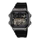 Casio Men's Watch Digital, Black Dial Black Resin Strap, AE-1300WH-8AVDF