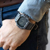 Casio Men's Watch Digital Black Dial with Grey Resin Band, AE-1600H-8BVDF