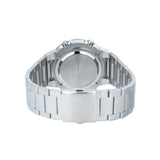 Casio Men's Watch Analog-Digital Green Gradient Dial with Silver Stainless Steel Band, AMW-870DA-3AVDF