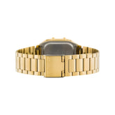 Casio Men's Watch Digital, Black Dial Gold Stainless Steel Strap, DB-360G-9ADF