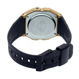 Casio Men's Watch Vintage Collection Digital, Gold Dial Black Resin Strap, F-91WM-9ADF