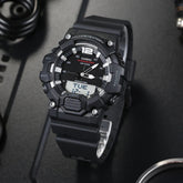 Casio, Men's Watch Analog-Digital Combo, Black Dial Black Resin Band, HDC-700-1AVDF product image