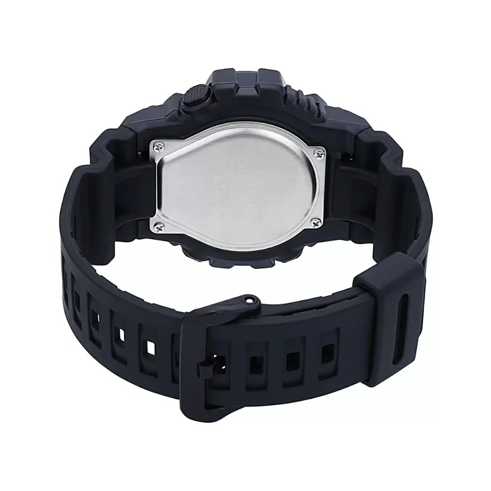Casio, Men's Watch Analog-Digital Combo, Black Dial Black Resin Band, HDC-700-1AVDF product image