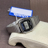 Casio Women's Watch Digital, Black Dial Silver Stainless Steel Strap, LA670WA-1DF product image