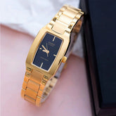 Casio Women's Watch Analog, Black Dial Gold Stainless Steel Strap, LTP-1165N-1CRDF