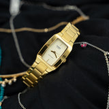 Casio Women's Watch Analog, Gold Dial Gold Stainless Steel Strap, LTP-1165N-9CRDF product image
