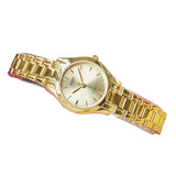 Casio Women's Watch Analog, Gold Dial Gold Stainless Steel Strap, LTP-1275G-9ADF