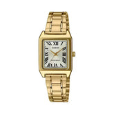 Casio Women's Watch Analog, Silver Dial Gold Stainless Steel Strap, LTP-V007G-9BUDF product image