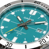 Casio Men's Watch Analog Blue Dial with Silver Stainless Steel Band, MTP-VD01D-3E2VUDF