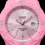 Casio Women's Watch Analog Pink Dial Pink Resin Strap, LRW-200H-4E4VDF