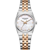 Lee Cooper Women's Analog Watch Dark Green Dial With Gold Metal Band,LC08204.520