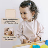 Milk It Baby Water Proof Sleeved Bib, Coral Pink, MI-SBCP001