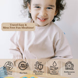 Milk It Baby Water Proof Sleeved Bib, Coral Pink, MI-SBCP001