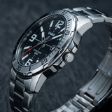 Casio Men's Watch Analog, Black Dial Silver Stainless Steel Strap, MTP-VD01D-1BVUD