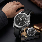 Casio Men's Watch Analog, Black Dial Black Leather Strap, MTP-1314L-8AVDF