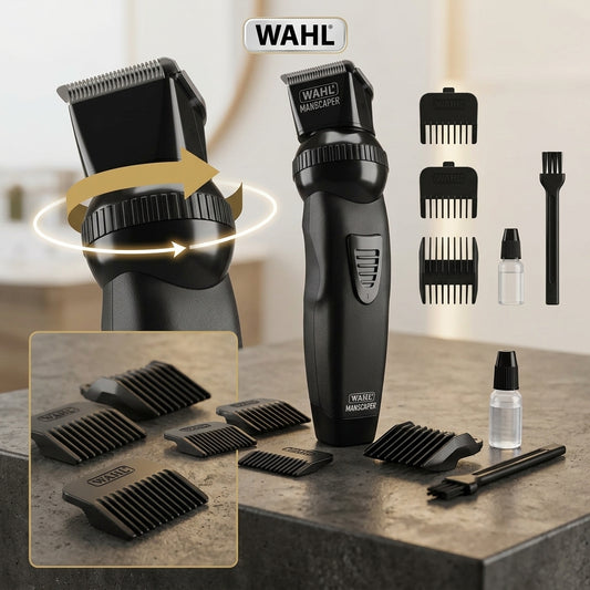 Wahl Manscaper 360° Rotating Head Body Trimmer, WA-3030817