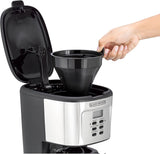 Black+Decker, Programmable Coffee Maker, 12 cups, Auto Brew, Keep Warm, Digital Display DCM85