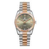 Beverly Hills Polo Club Women's Watch Analog Green Dial with Two-Toned Stainless Steel Band, BP3172C.570