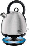 Black+Decker, 1.7L Stainless Steel Cordless Dome Kettle, DK40