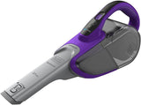 Black+Decker, 27W Pet Dustbuster Hand Vacuum with Smart Tech Sensors, Purple, DVJ325BFSP-GB
