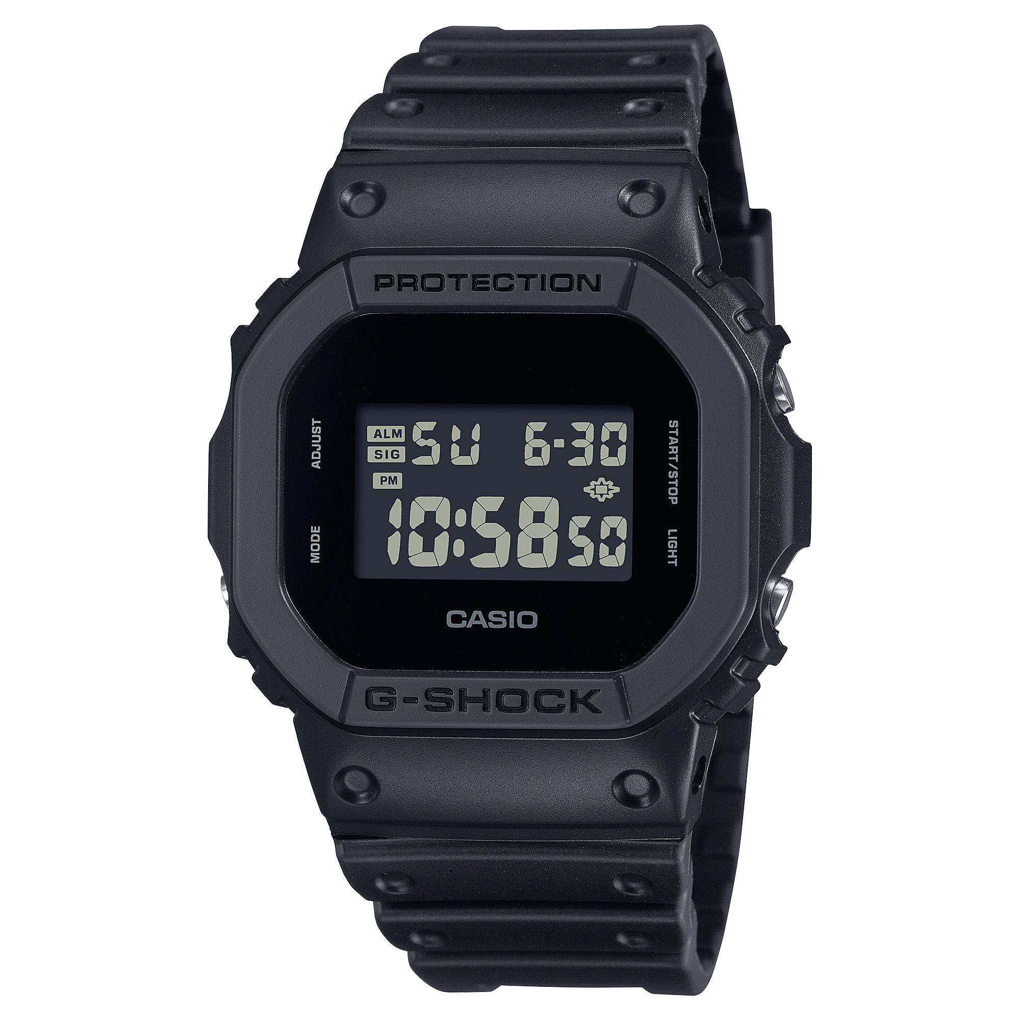 G-Shock Men's Watch Digital Black Dial with Black Resin Band, DW-5600UBB-1DR
