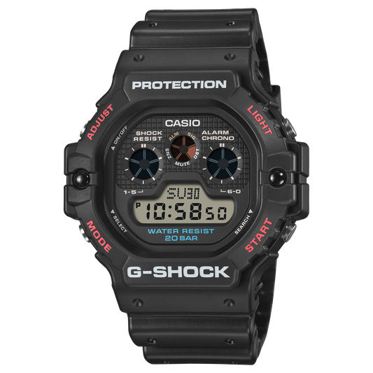 G-Shock Men's Watch Digital Dial with Black Resin Band, DW-5900U-1DR| Bahrain